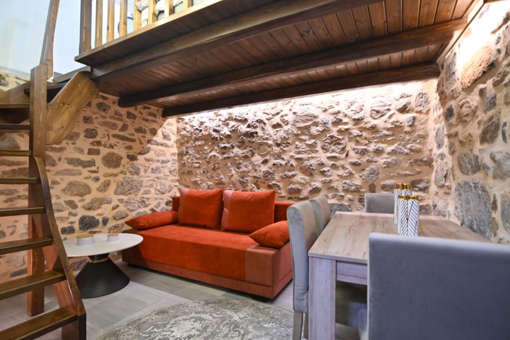 Livadi Mesta Apartments | Didima | Living Room